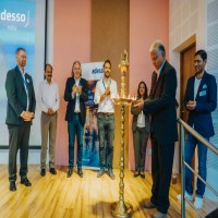 Shali Hassan, Managing Director, adesso India, Lights the Lamp